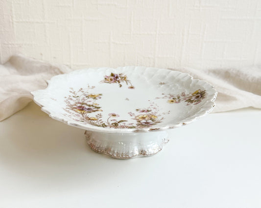 Antique Porcelain Cake Stand